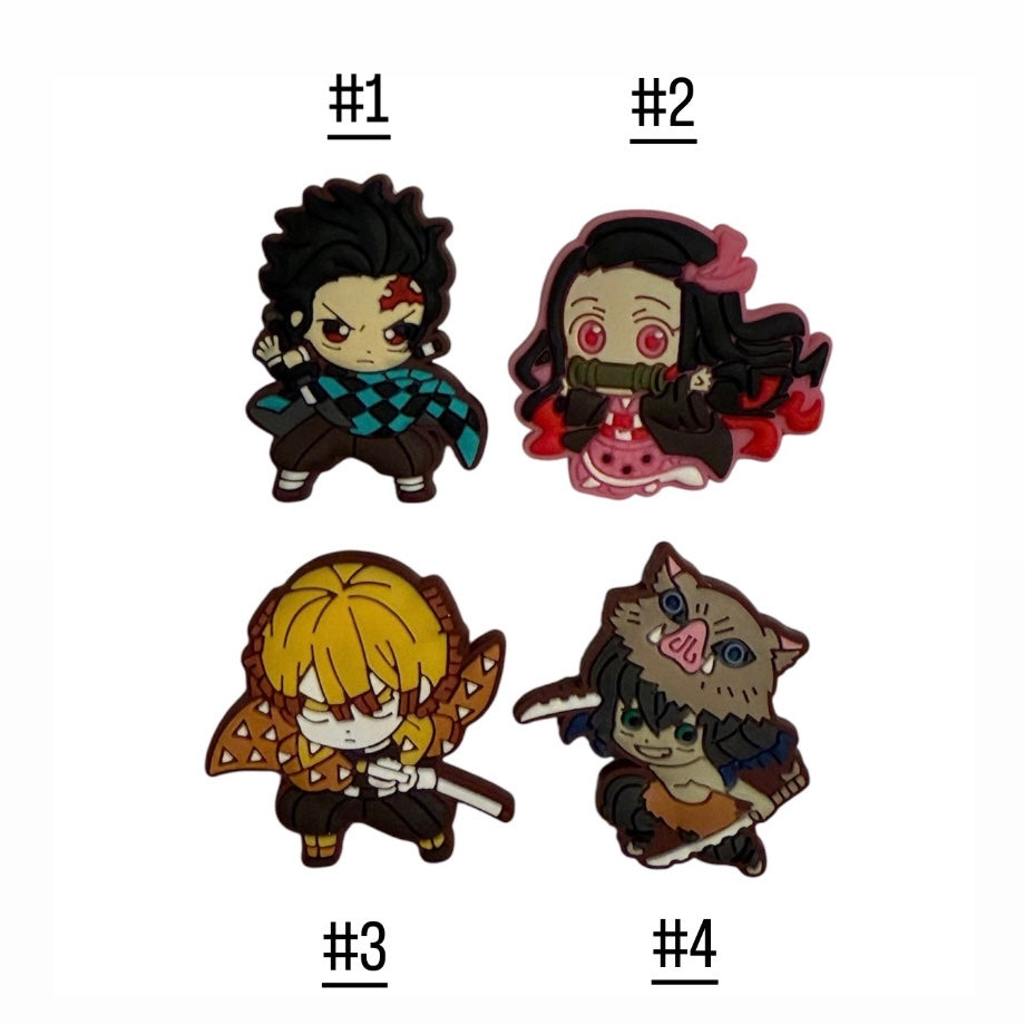 Demon Slayer Croc Charms