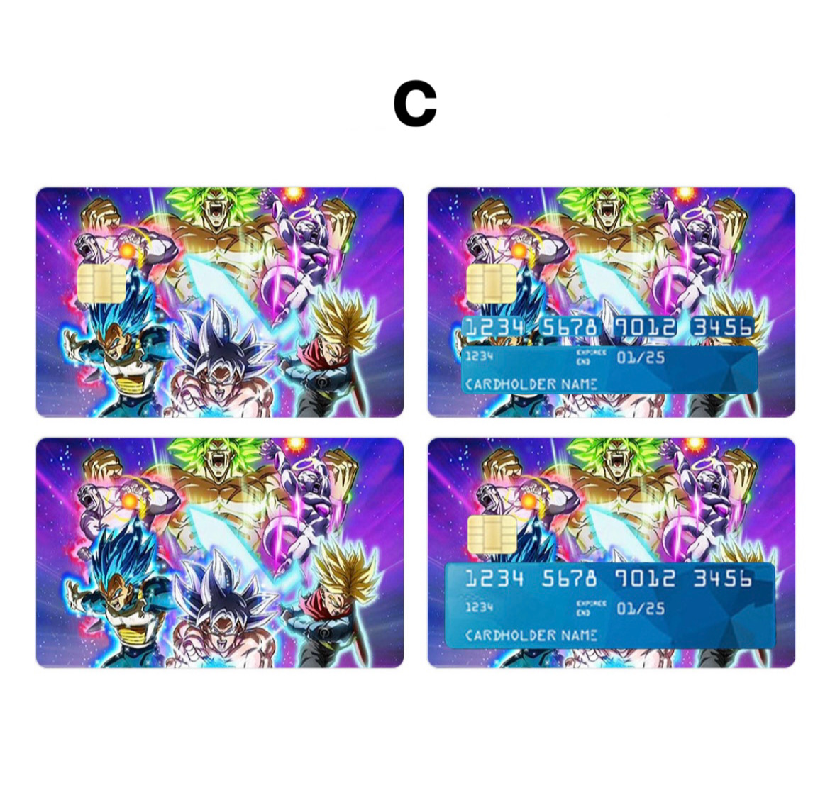 Dragon Ball Z Credit Card Skin Decal