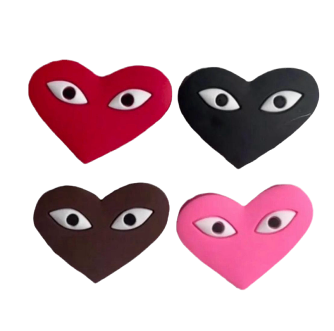 CDG Heart Croc Charms