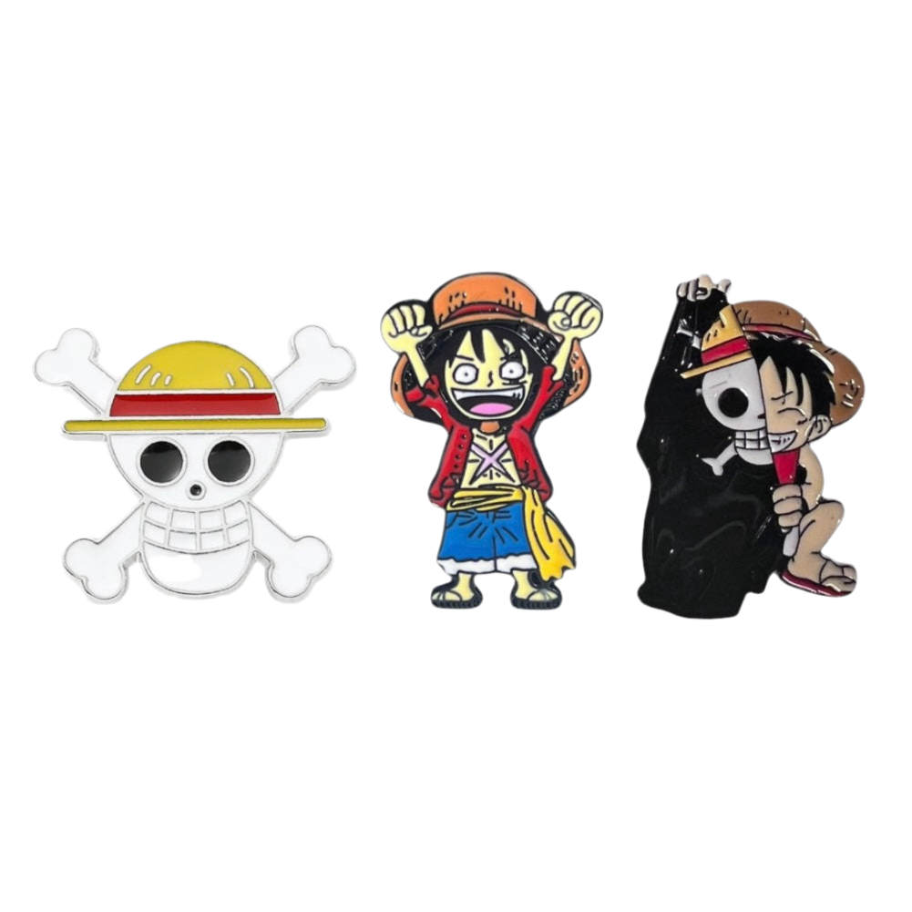 One Piece Enamel Pins