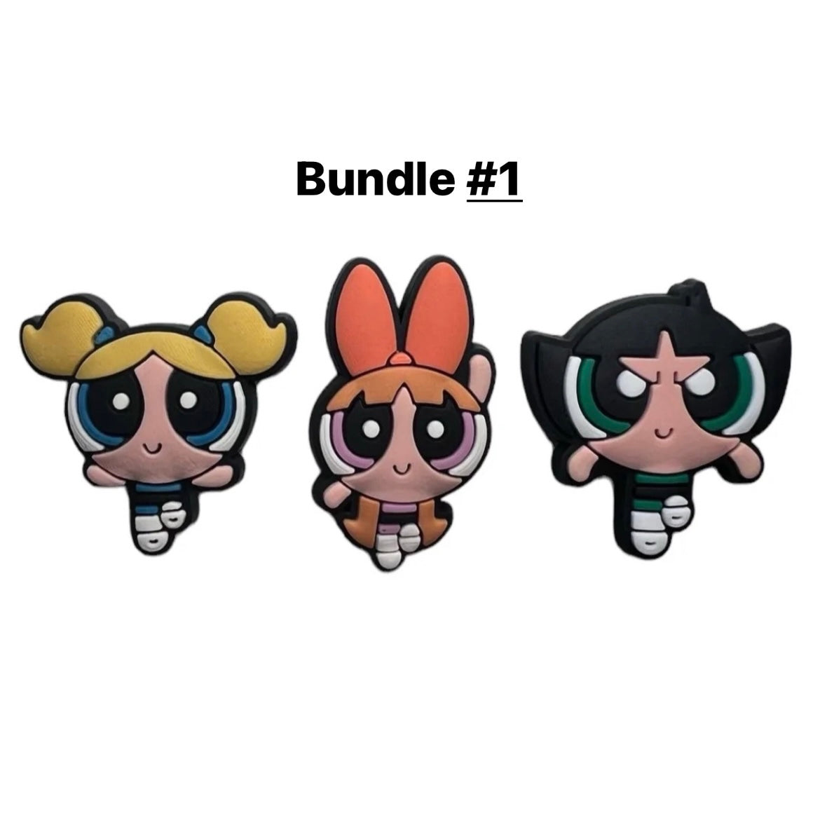 Power Puff Girls Croc Charms