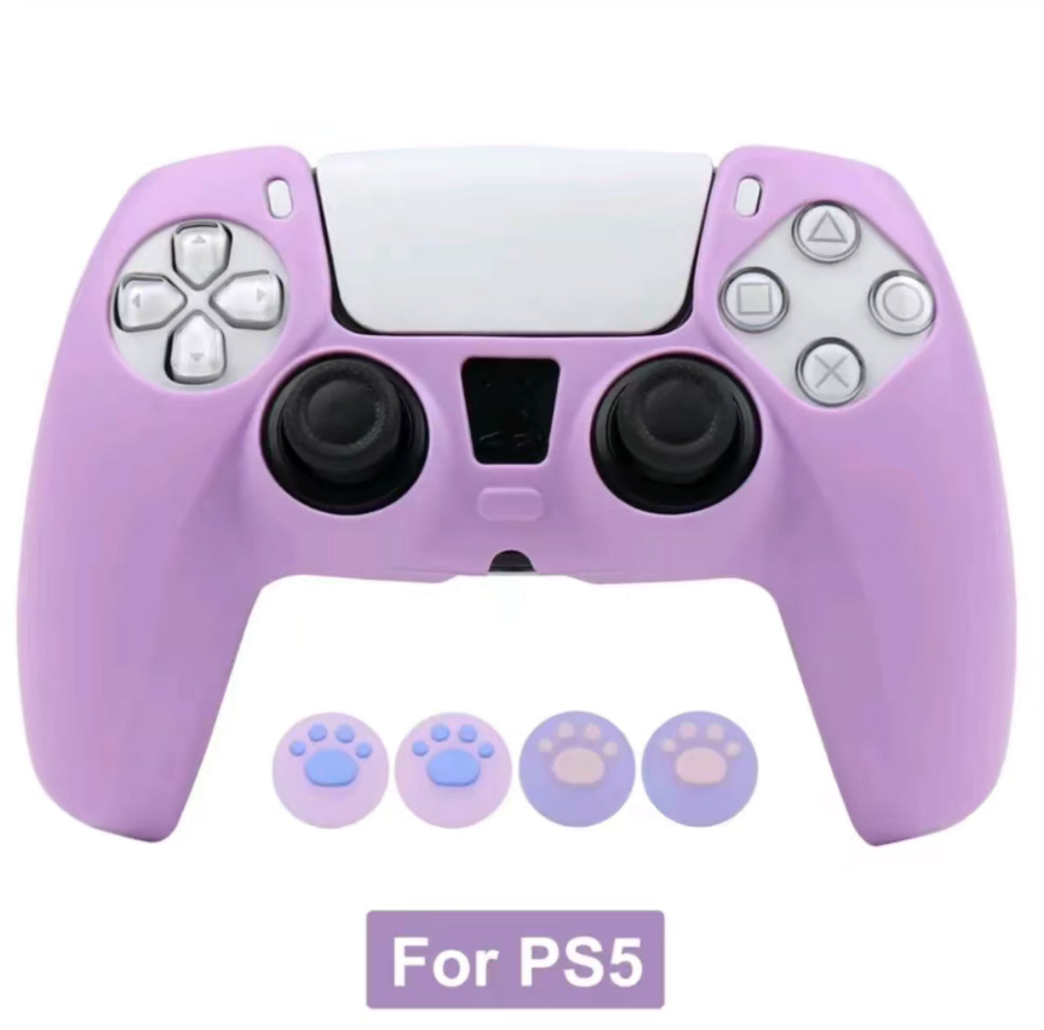 Purple Soft Silicone Controller Cover