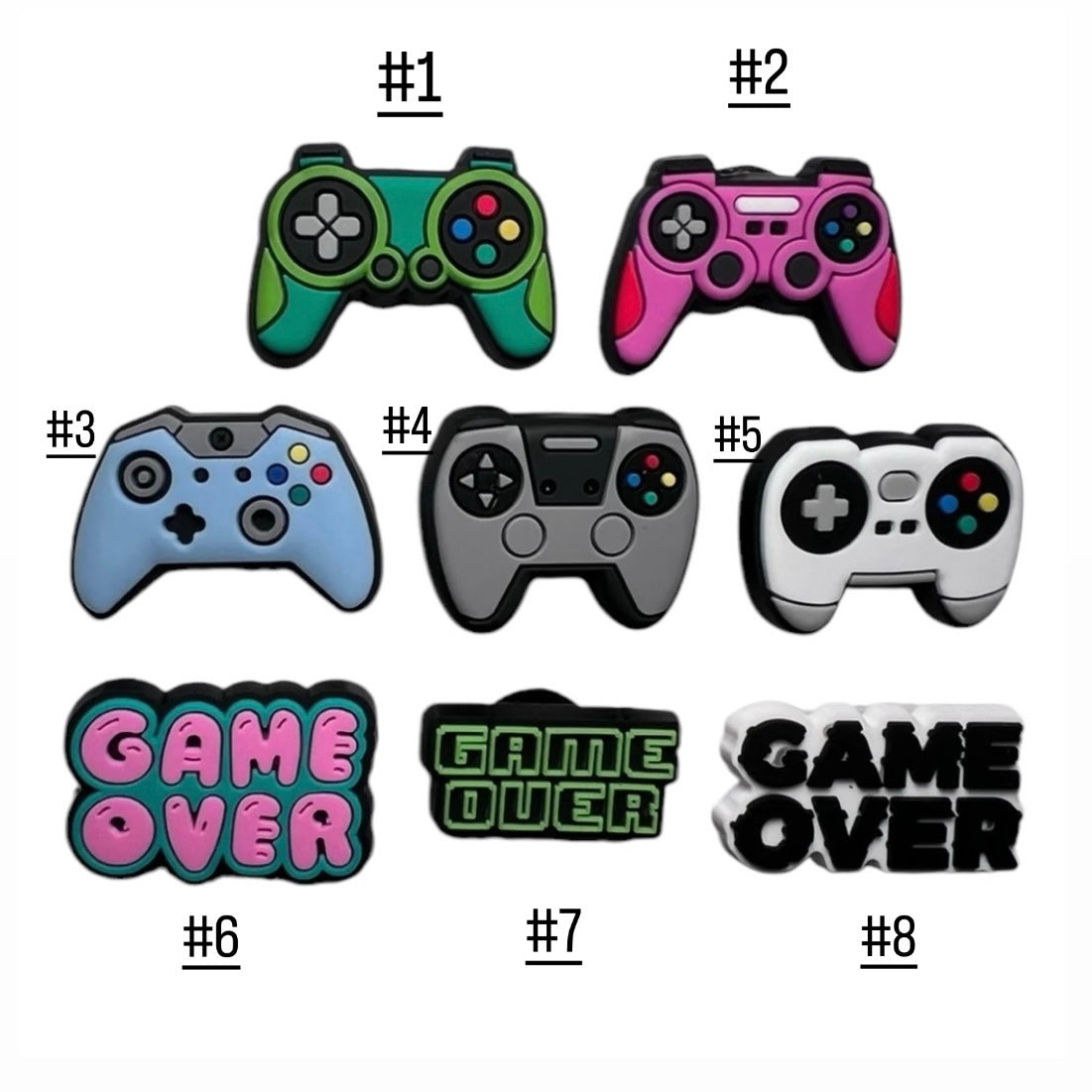 Video Game Croc Charms