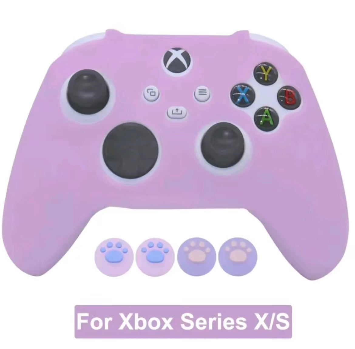Purple Soft Silicone Controller Cover