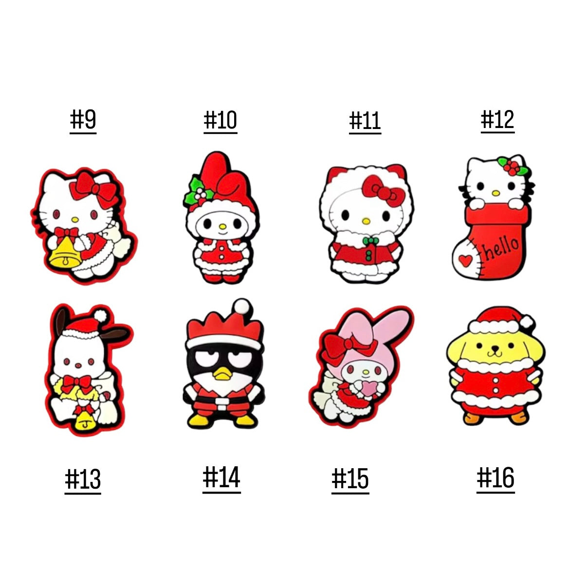 Sanrio Christmas Charms