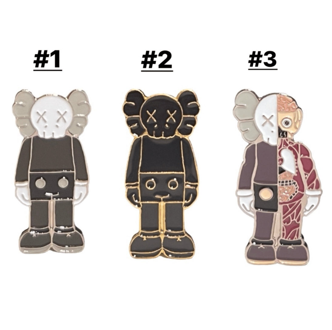 Kaws Enamel Pins