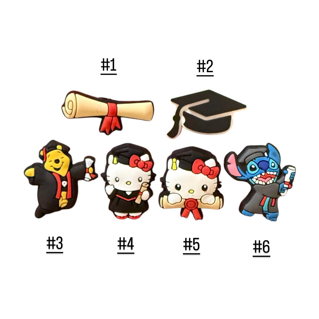 Graduation Croc Charms