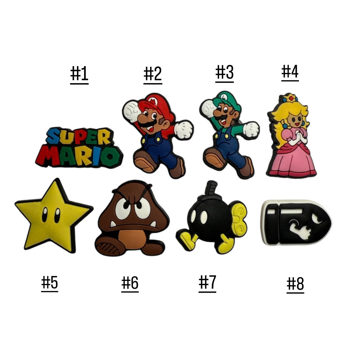 Super Mario Croc Charms