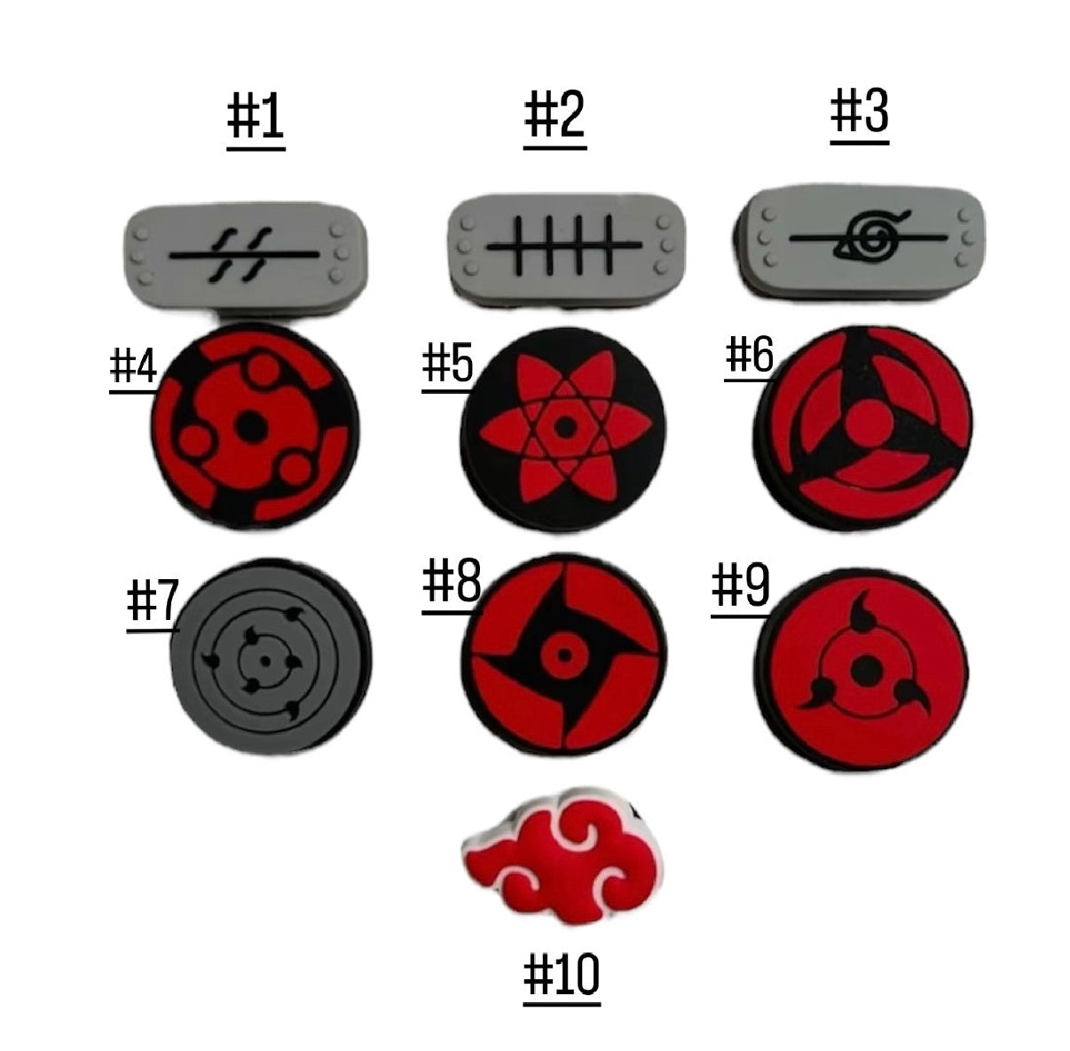 Naruto Charms