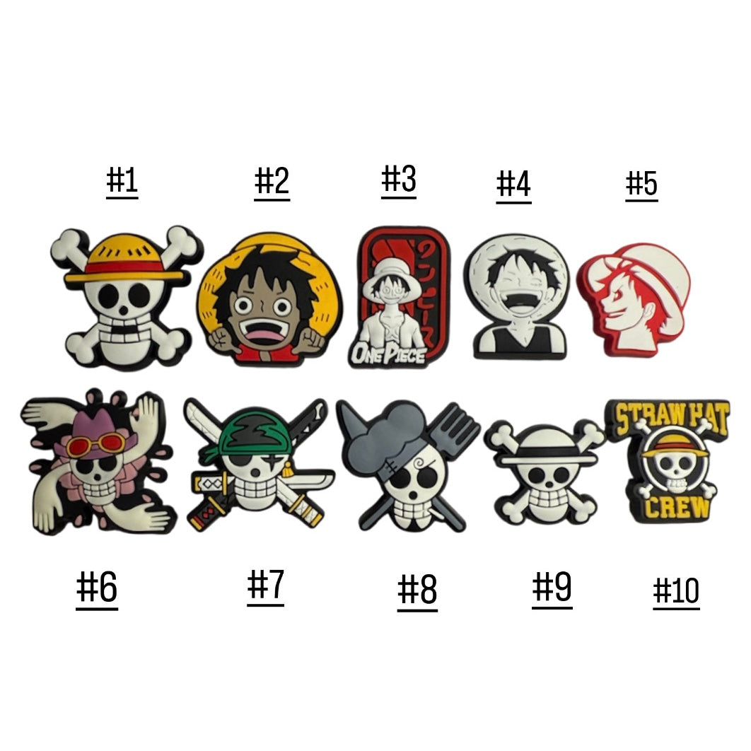 One Piece Croc Charms