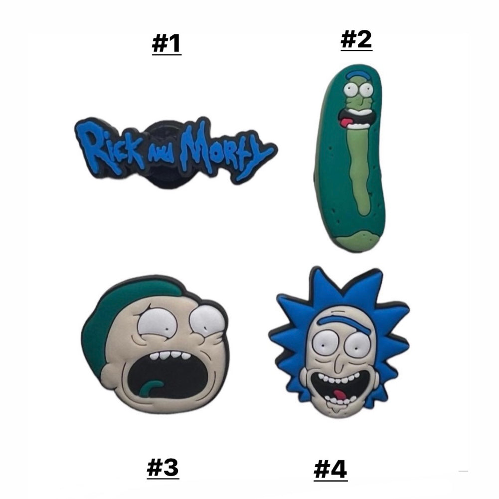 Rick & Morty Croc Charms