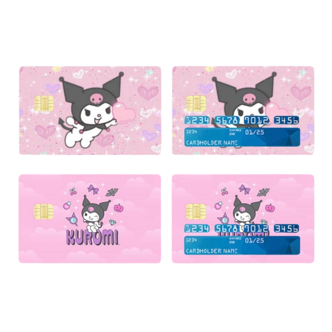 Kuromi Credit Card Skin Decal