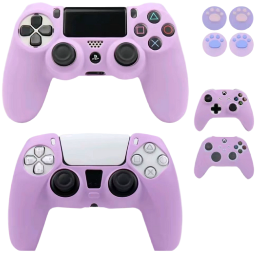 Purple Soft Silicone Controller Cover