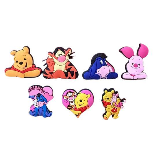 Winnie the Pooh Croc Charms
