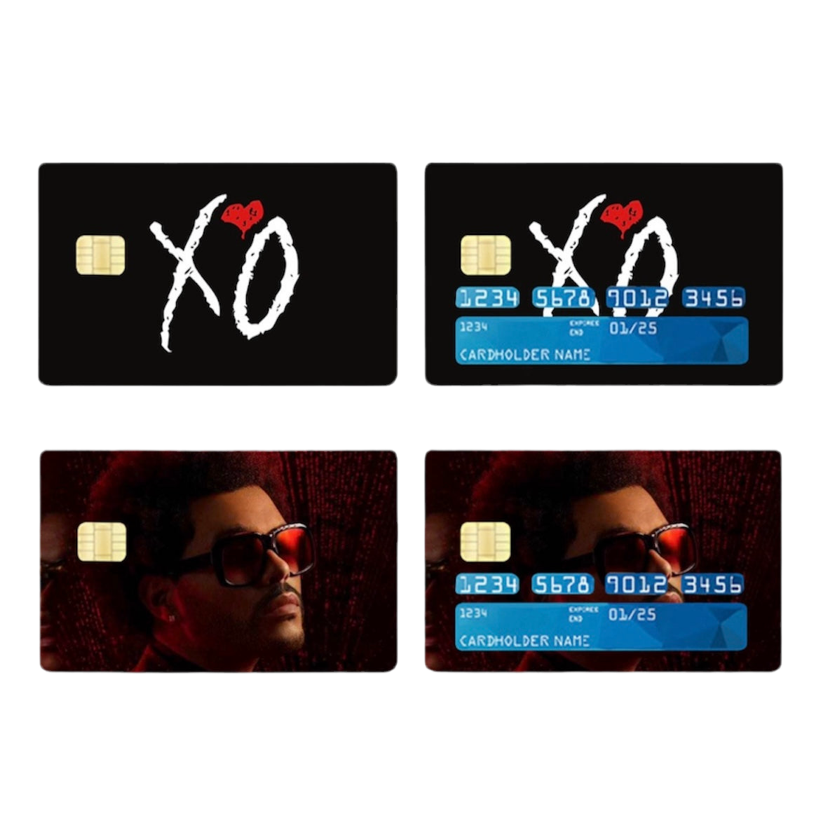 The Weeknd Credit Card Skin Decal