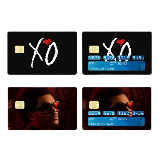 The Weeknd Credit Card Skin Decal
