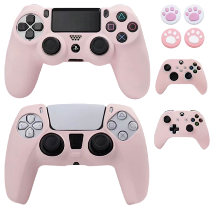 Pink Soft Silicone Controller Cover