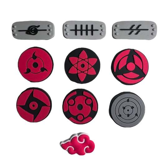 Naruto Croc Charms