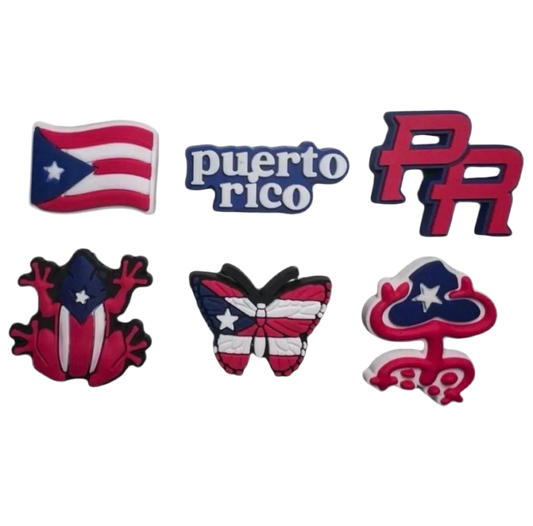 Puerto Rico Croc Charms