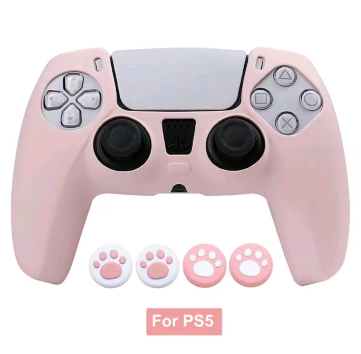 Pink Soft Silicone Controller Cover