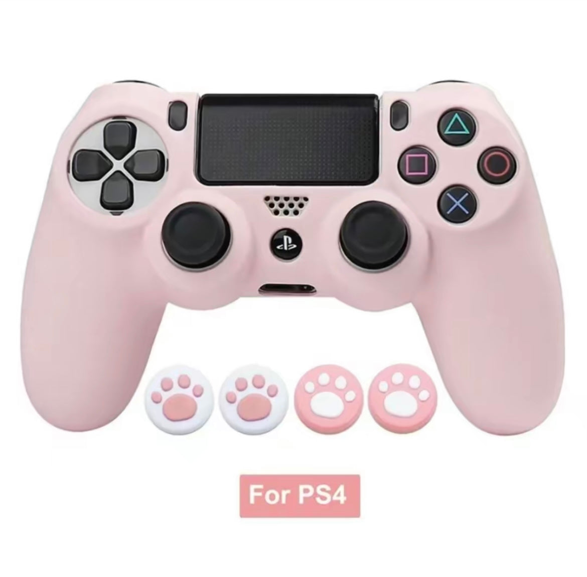Pink Soft Silicone Controller Cover