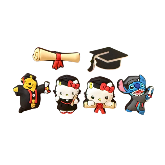 Graduation Croc Charms