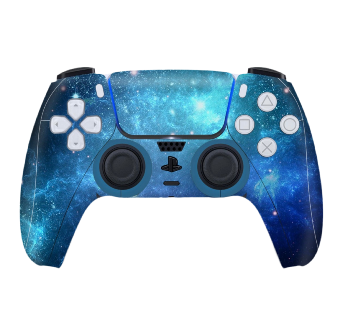 Blue Aurora PS5 Controller Skin