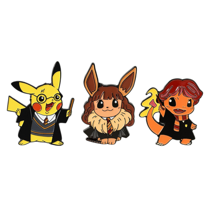 Pokémon x Harry Potter Enamel Pins