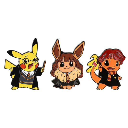 Pokémon x Harry Potter Enamel Pins