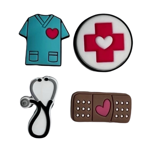 Nurse Croc Charms