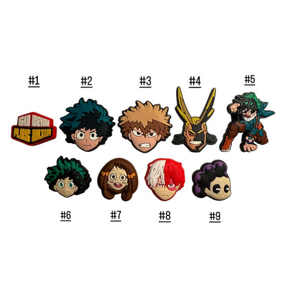 MHA Croc Charms