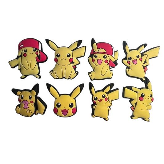 Pokémon Pikachu Croc Charms