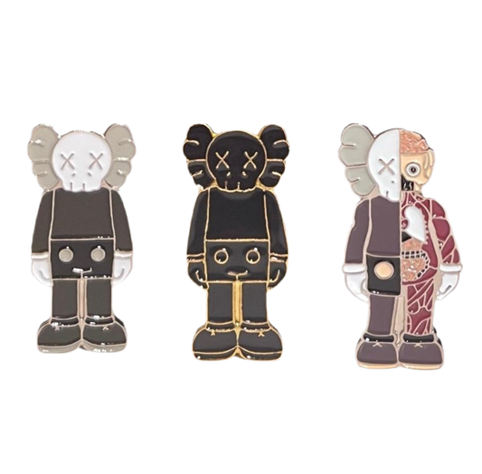 Kaws Enamel Pins