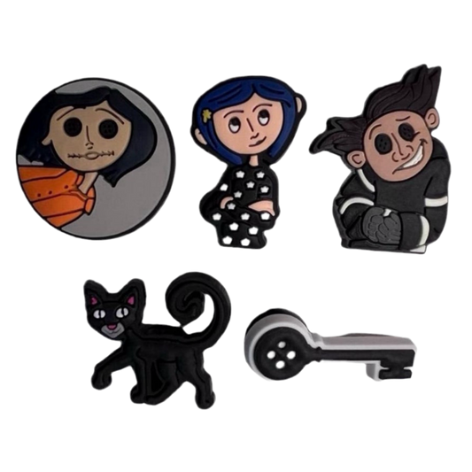 Coraline Croc Charms