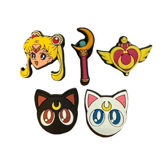 Sailor Moon Croc Charms