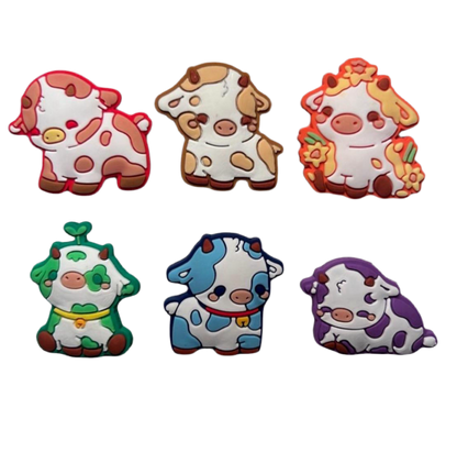Cute Cow Croc Charms