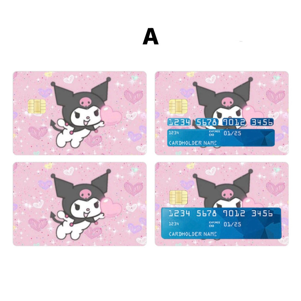 Kuromi Credit Card Skin Decal