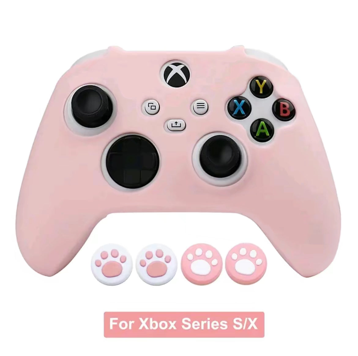 Pink Soft Silicone Controller Cover