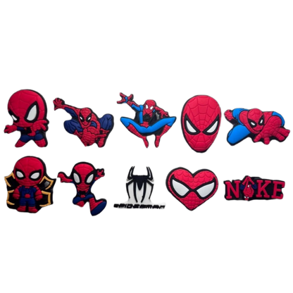 Spiderman Croc Charms