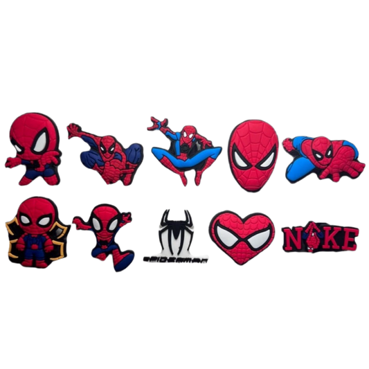 Spiderman Croc Charms