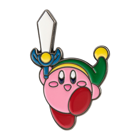Kirby x Legend of Zelda Enamel Pin