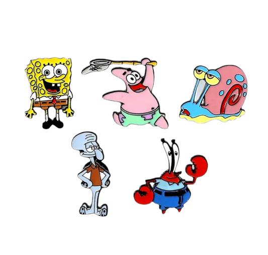 SpongeBob Enamel Pins
