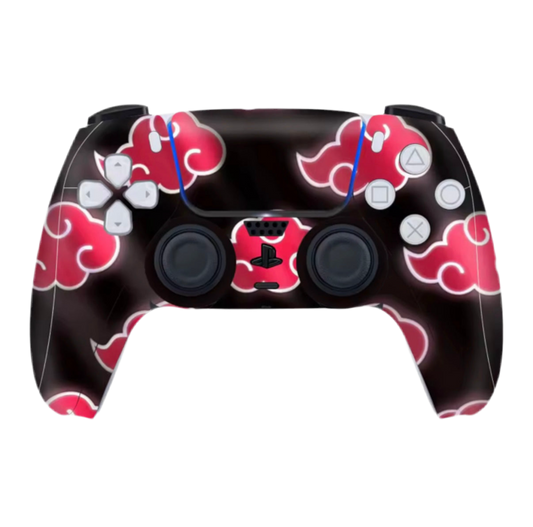 Naruto Akatsuki Clouds PS5 Controller Skin