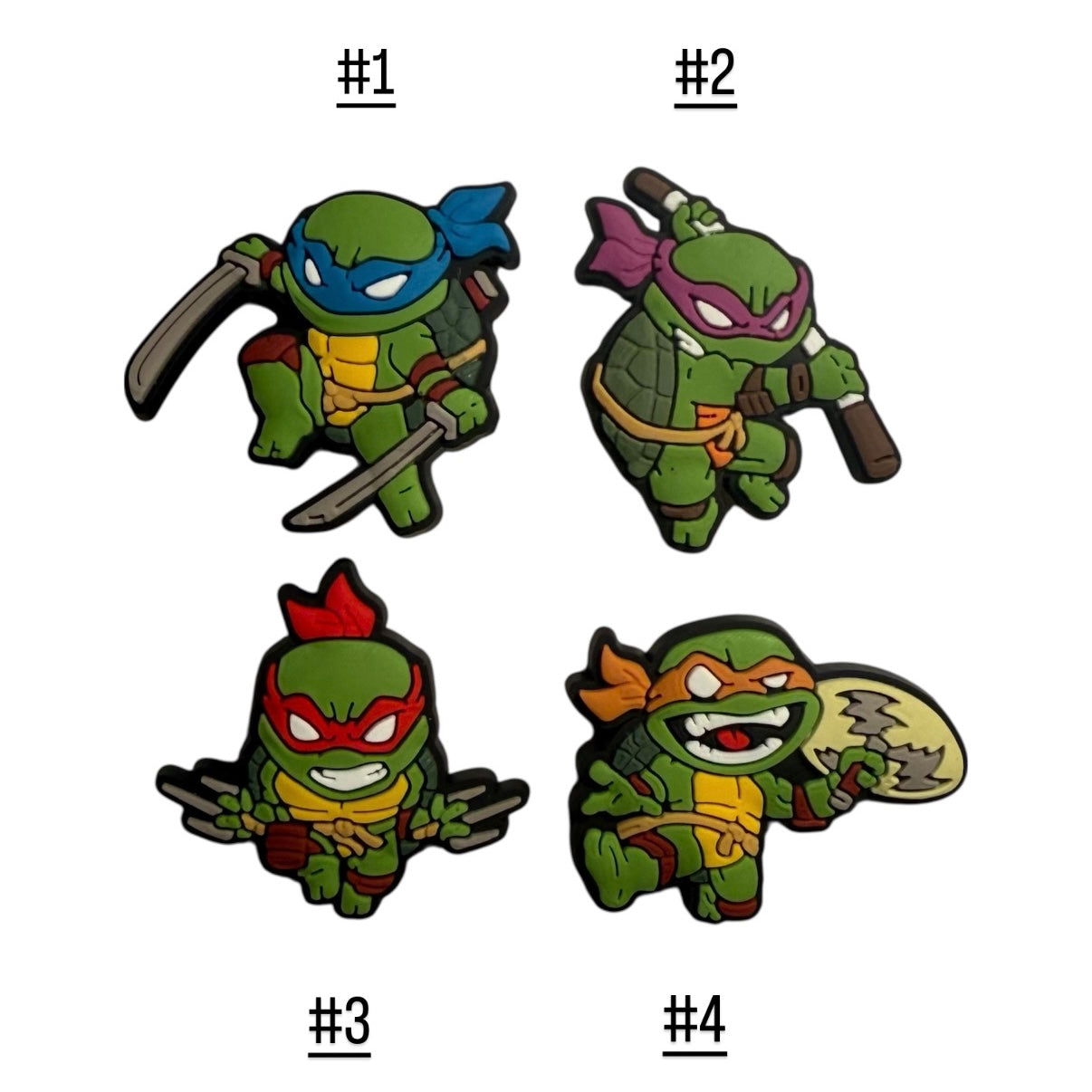 Teenage Mutant Ninja Turtles Shoe Charms