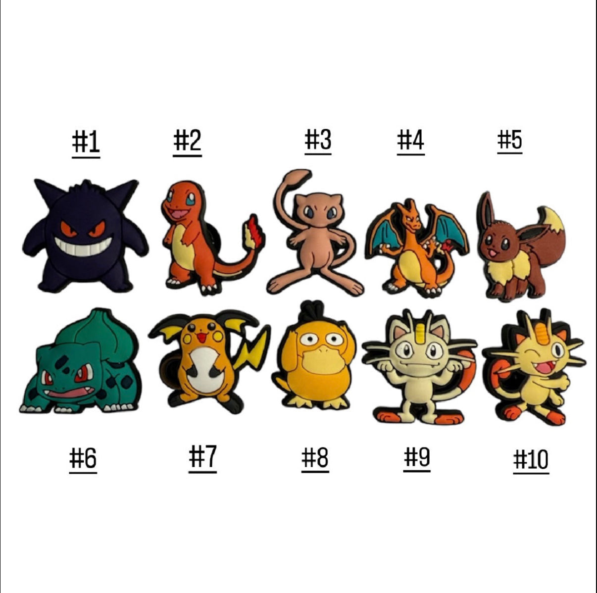 Pokémon Charms