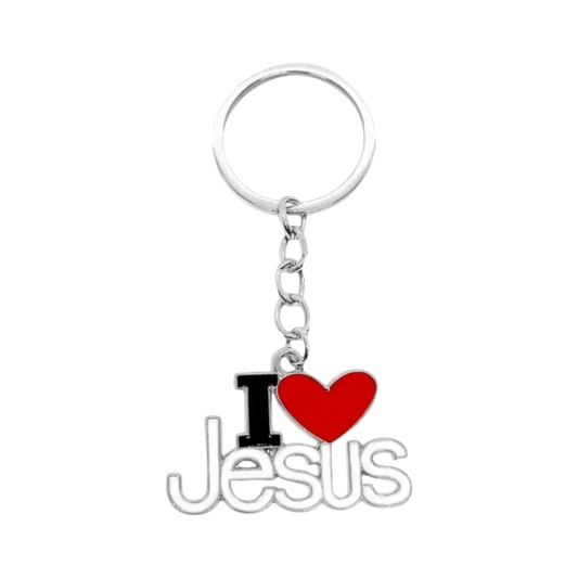 I Love Jesus Keychain