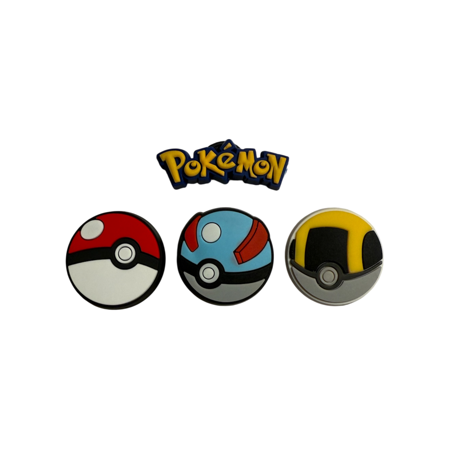 Pokémon Pokeball Croc Charms